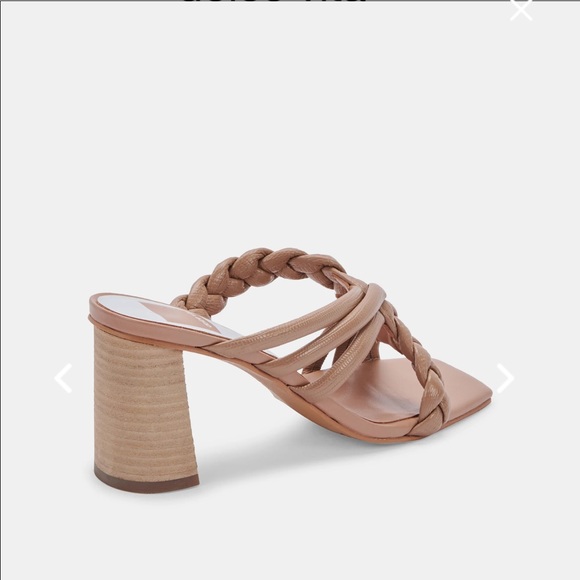 NEW Dolce Vita Pipin Heel - Cafe Embossed Leather 7.5 - Picture 4 of 10